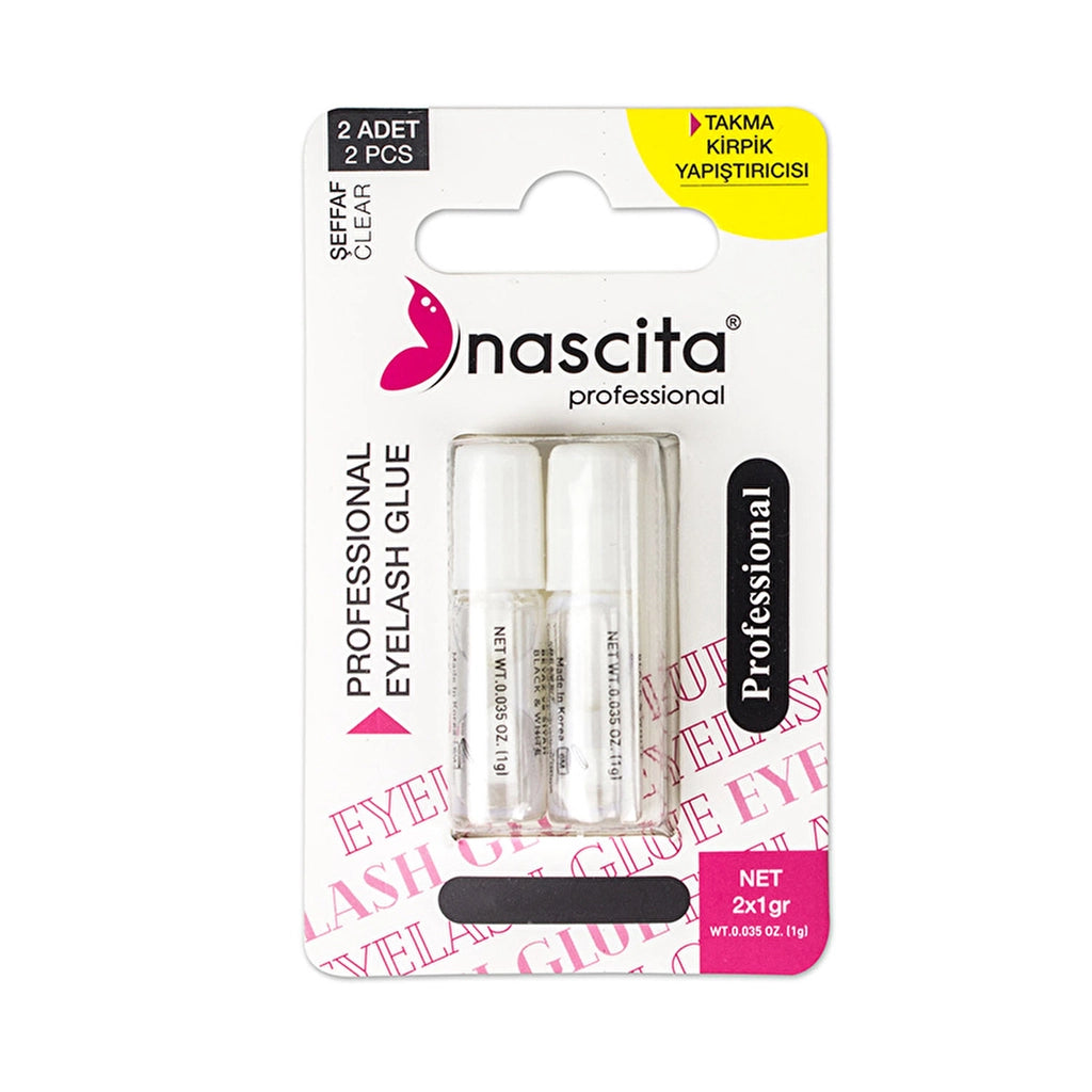 Nascita Professional False Eyelash Adhesive Transparent 2 x 1 g