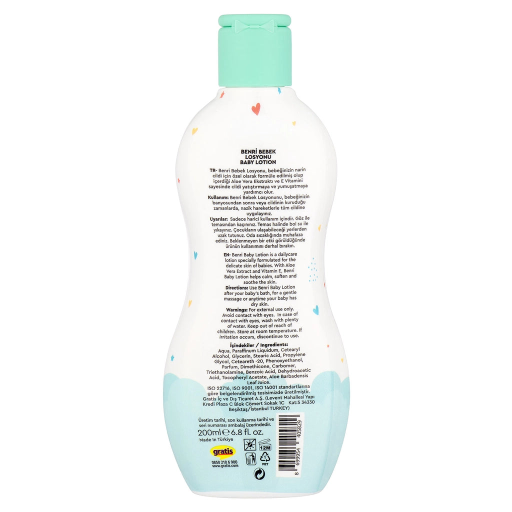 Benri Baby Lotion 200 ml