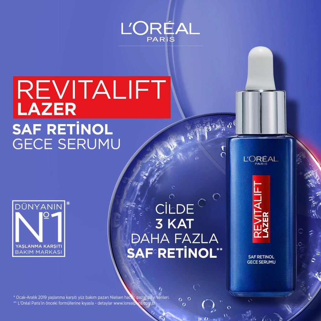 Loreal Paris Revitalift Laser Pure Retinol Night Serum 30 ml