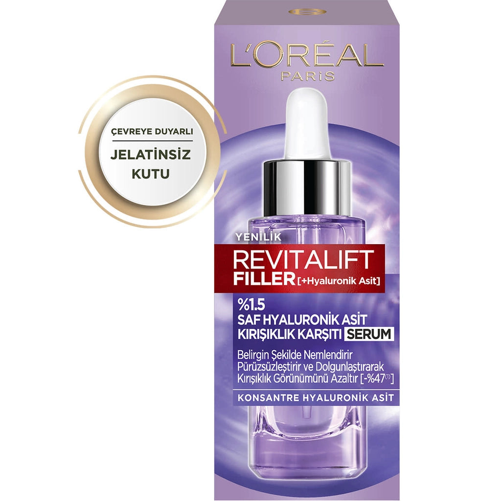 Loreal Paris Revitalift Filler 1.5% Pure Hyaluronic Acid Anti-Wrinkle Serum 30 ml