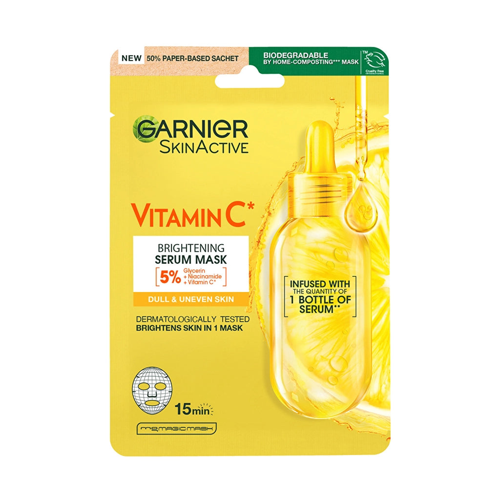 Garnier Vitamin C Brightening Paper Face Mask 28 gr