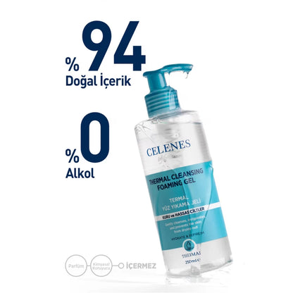 Celenes Thermal Moisturizing and Revitalizing Facial Cleansing Gel Dry and Sensitive Skin 250 ml