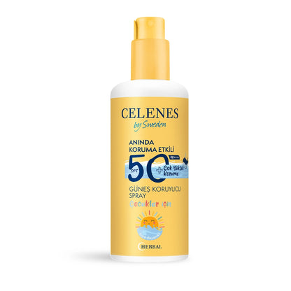 Celenes Herbal 50+SPF Sunscreen Lotion Spray for Children 150 ml