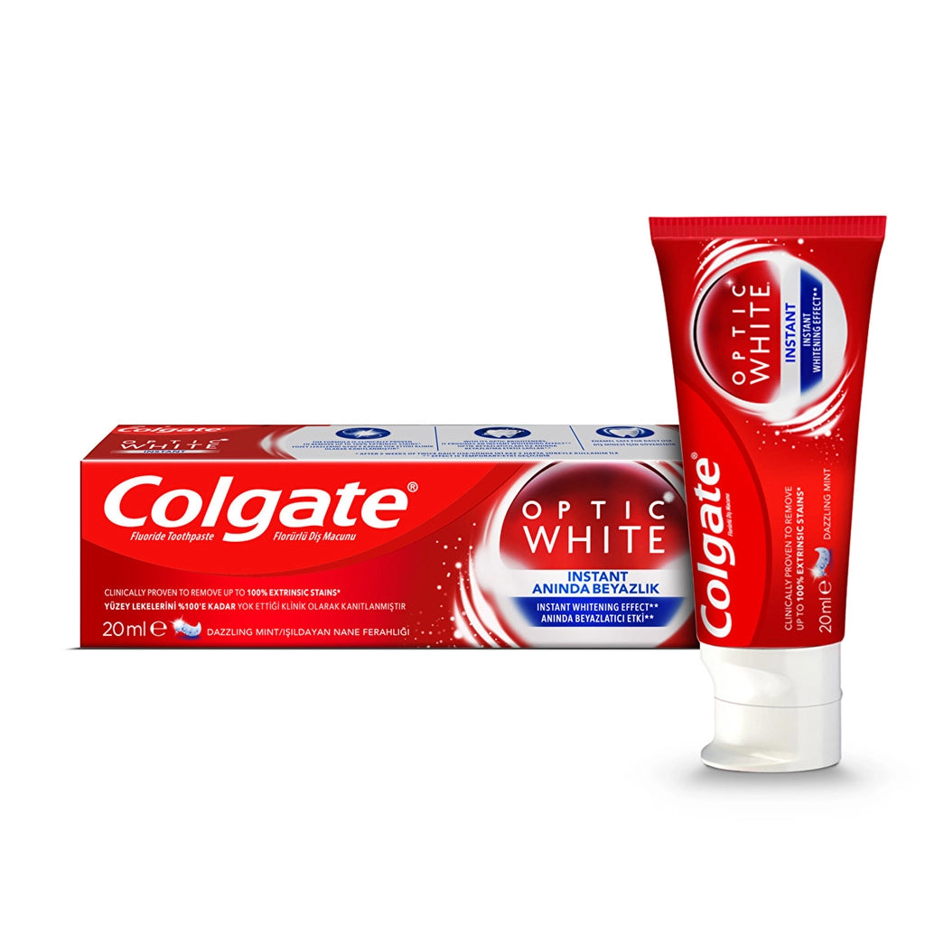 Colgate Optic White Instant Whiteness Whitening Toothpaste 20 ml