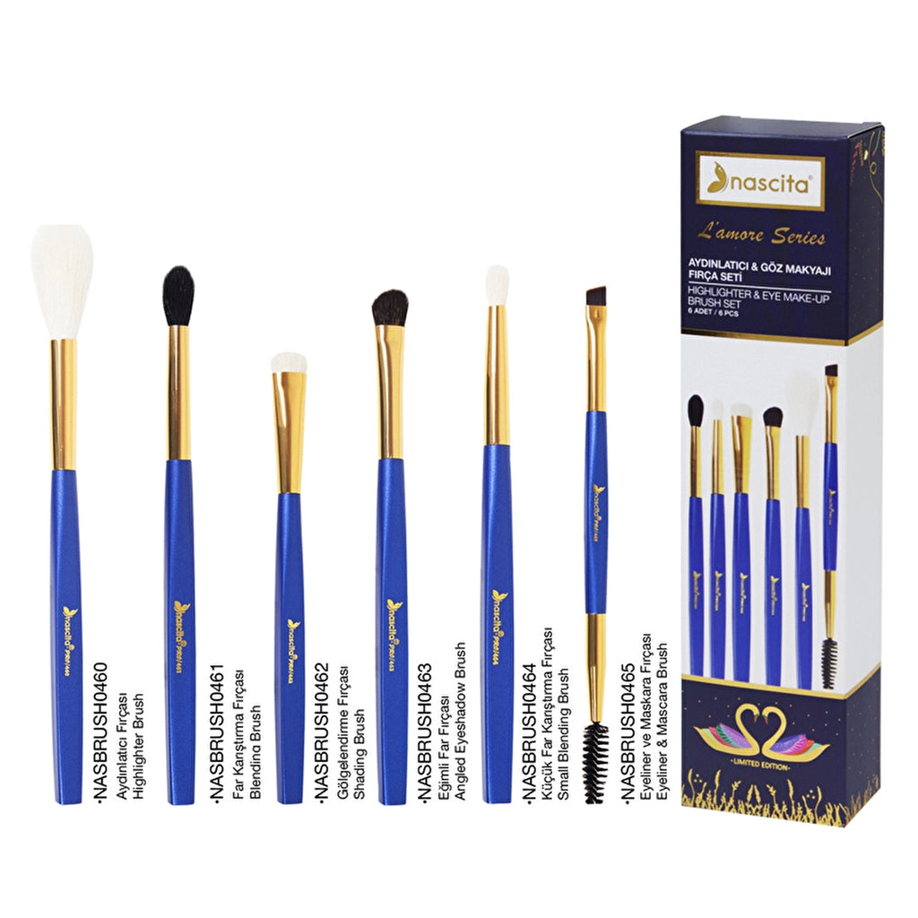 Nascita Exc Lamore 6-Piece Makeup Brush Set