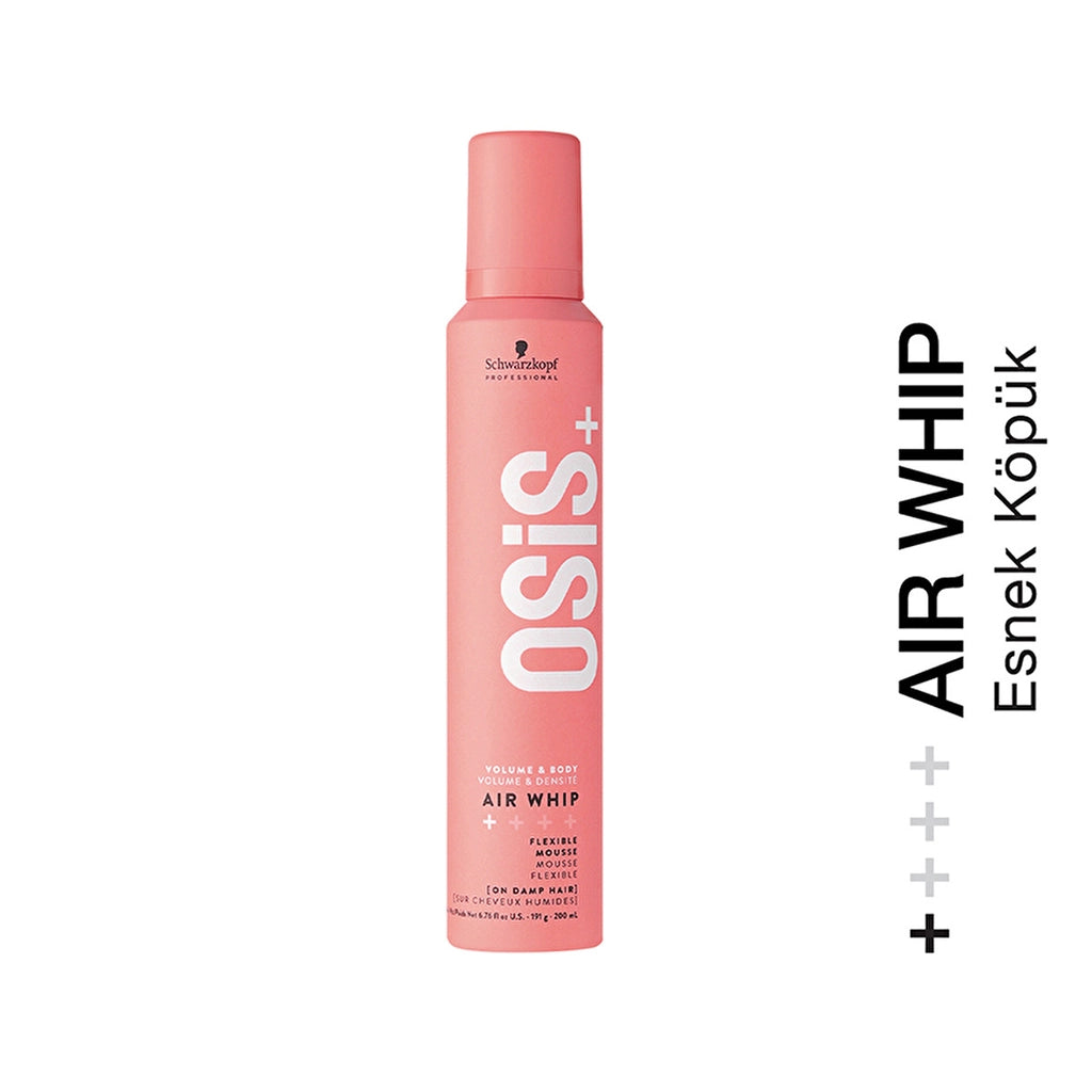 Osis Air Whip Volumizing and Hold Flexible Foam 200 ml