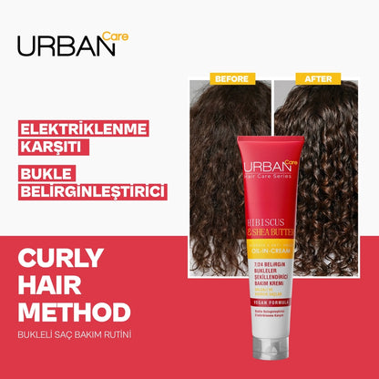 Urban Care Twisted Curls Hibiscus &amp; Shea Butter Curl Defining Leave-In Conditioner 175 ml