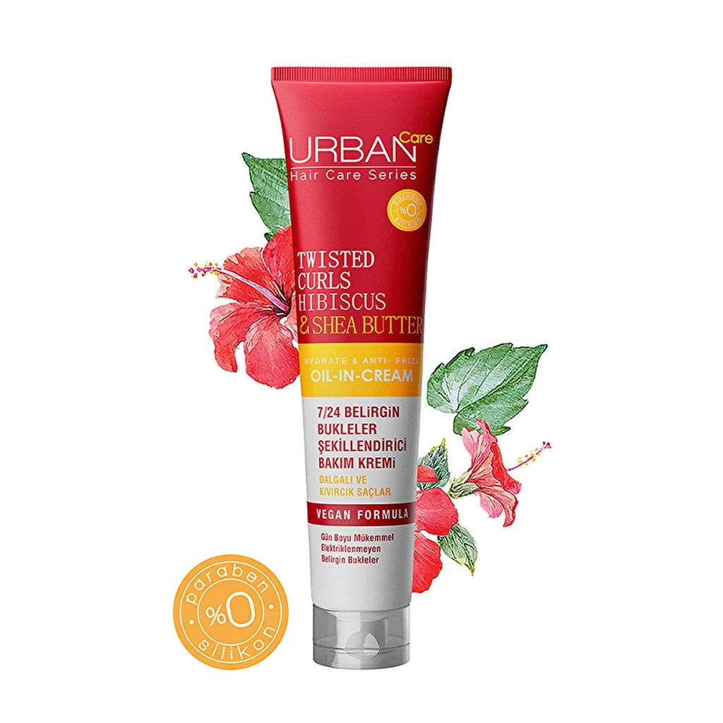 Urban Care Twisted Curls Hibiscus &amp; Shea Butter Curl Defining Leave-In Conditioner 175 ml