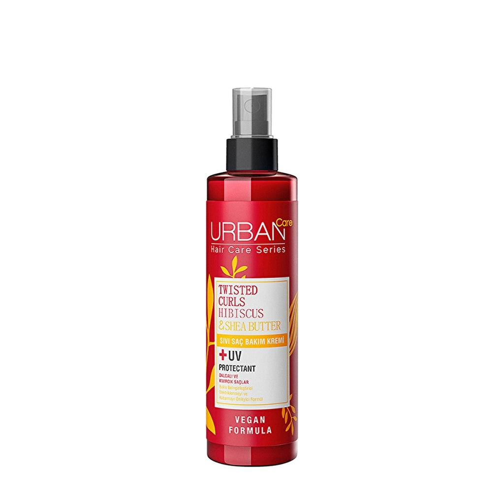 Urban Care Twisted Curls Hibiscus &amp; Shea Butter Curl Defining Liquid Hair Care Cream 200 ml