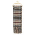 Eklips Claret Red Checkered Scarf