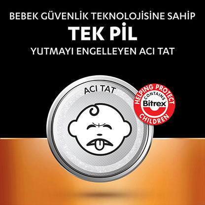 Duracell Button Cell Battery 2 Pack 2032 3 Volt