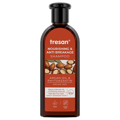Tresan Argan Oil &amp; Phytokeratin Nourishing and Anti-Breakage Care Shampoo 300 ml