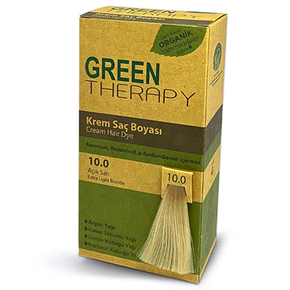 Green Therapy Cream Hair Dye 10.0 Light Blonde
