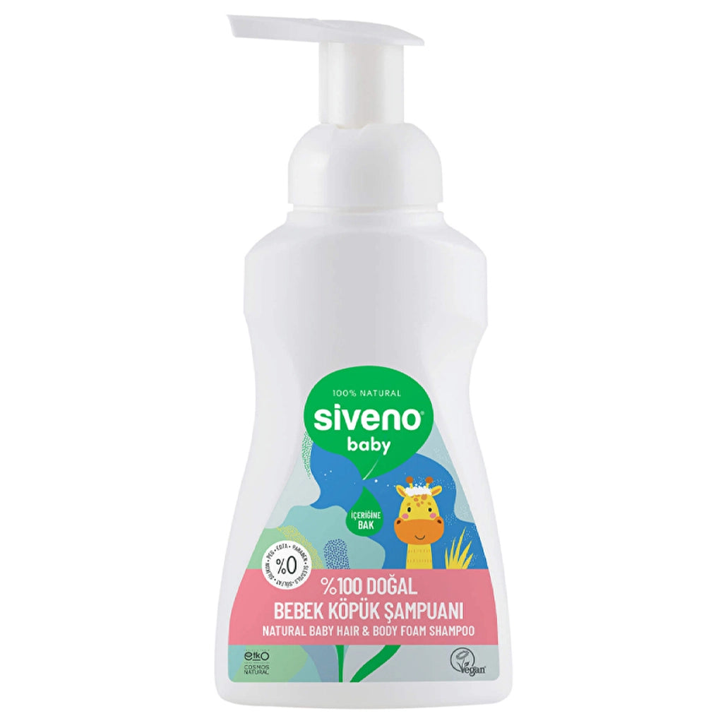 Siveno 100% Natural Baby Foam Shampoo 250 ml