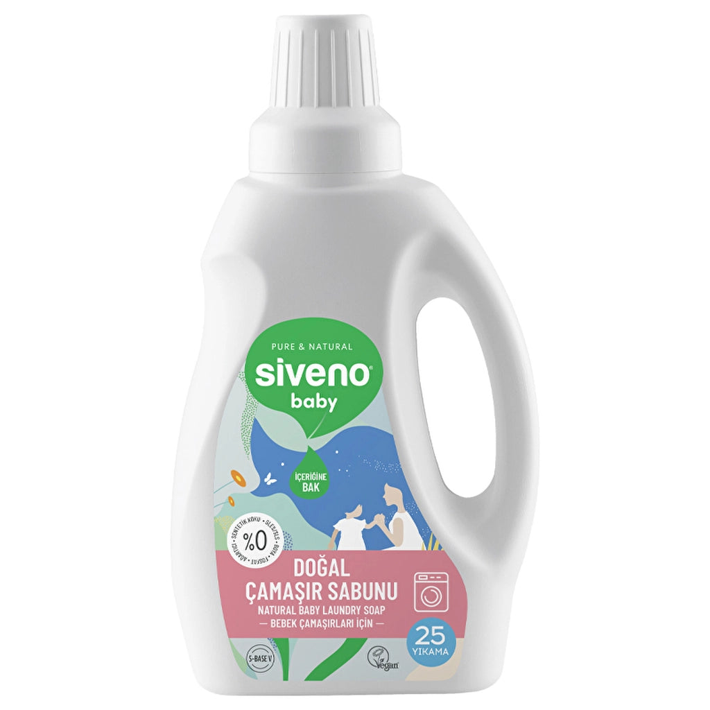 Siveno Baby Natural Laundry Soap 750 ml 25 Washings