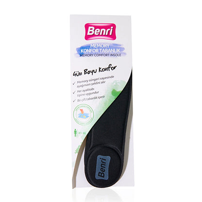 Benri Memory Comfort Insoles Men 41-46
