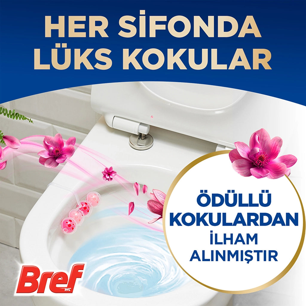 Bref WC Deluxe Single Pack Solid Toilet Block Magnolia
