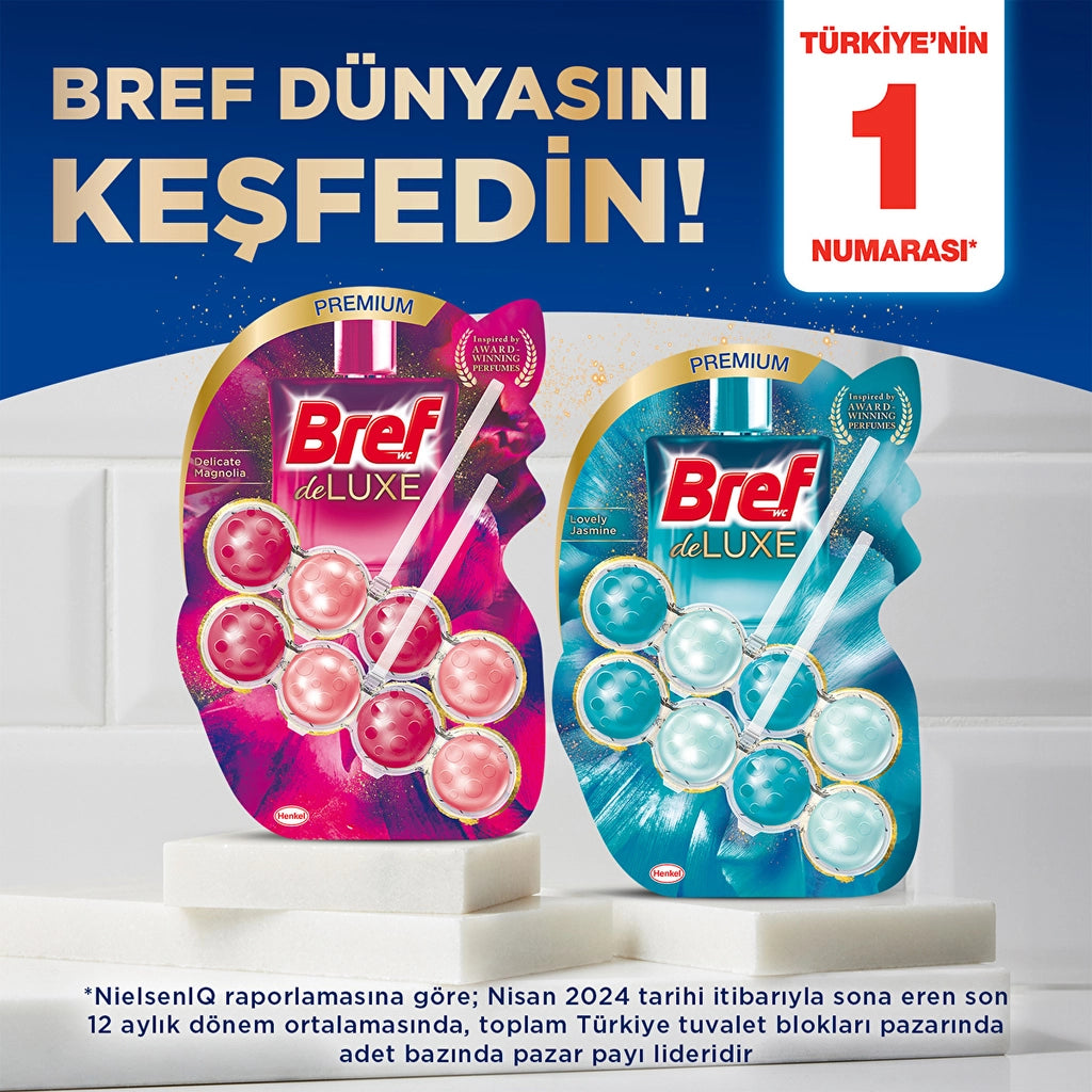 Bref WC Deluxe Single Pack Solid Toilet Block Magnolia