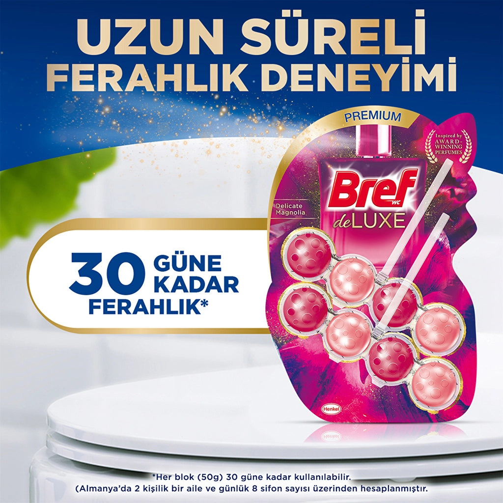 Bref WC Deluxe Single Pack Solid Toilet Block Magnolia