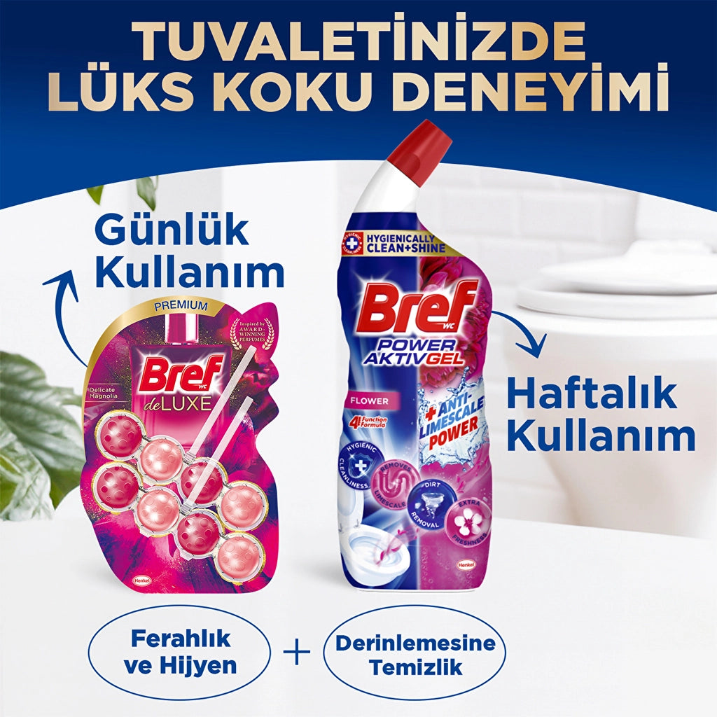Bref WC Deluxe Single Pack Solid Toilet Block Magnolia