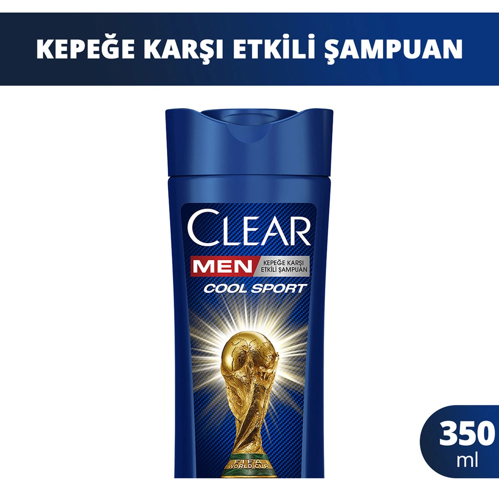Clear Men Anti-Dandruff Shampoo Cool Sport Menthol Refreshing Menthol Effect 350 ml