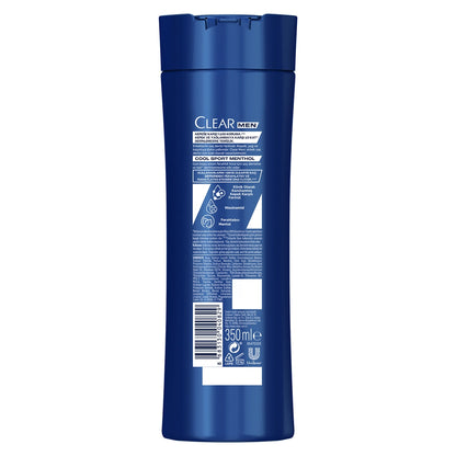 Clear Men Anti-Dandruff Shampoo Cool Sport Menthol Refreshing Menthol Effect 350 ml