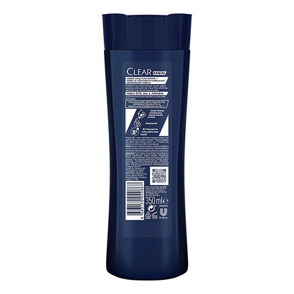 Clear Men Effective Shampoo Against Dandruff Quick Style 2 in 1 Easily Shapeable Hair 350 ml