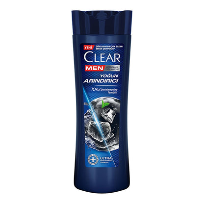 Clear Men Effective Anti-Dandruff Shampoo with Intensive Purifying Charcoal 350 ml