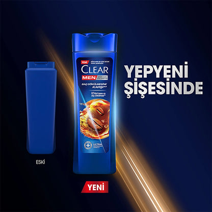 Clear Men Effective Shampoo Against Dandruff Coffee Bean Extract Against Hair Loss 350 ml