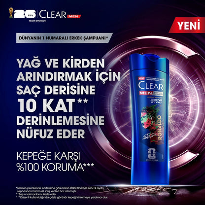 Clear Men Effective Shampoo Against Dandruff Legend By CR7 Cristiano Ronaldo 350 ml