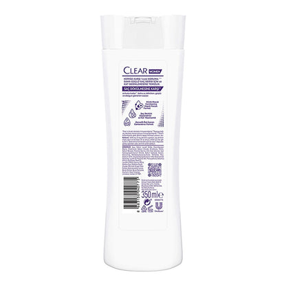 Clear Women Effective Shampoo Against Dandruff Ginger Extract Against Hair Loss 350 ml
