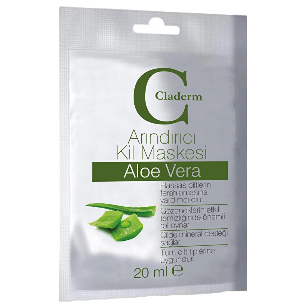 Claderm Purifying Clay Mask Aloe Vera 20 ml