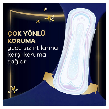 Orkid Ultra Night Extra Plus (Size 5) Hygienic Pads 5 Pcs