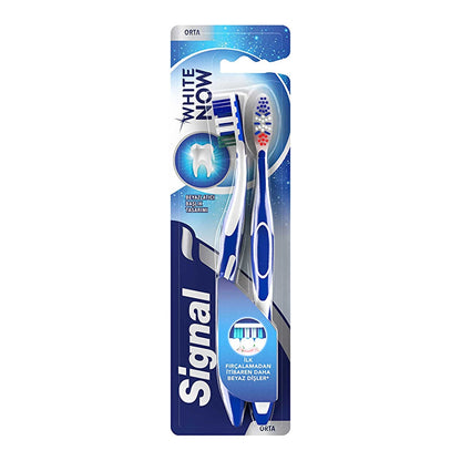 Signal White Now Toothbrush 1+1 (Medium)