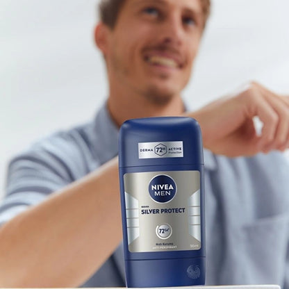 Nivea Men Male Stick Deodorant Silver Protect 50 ml