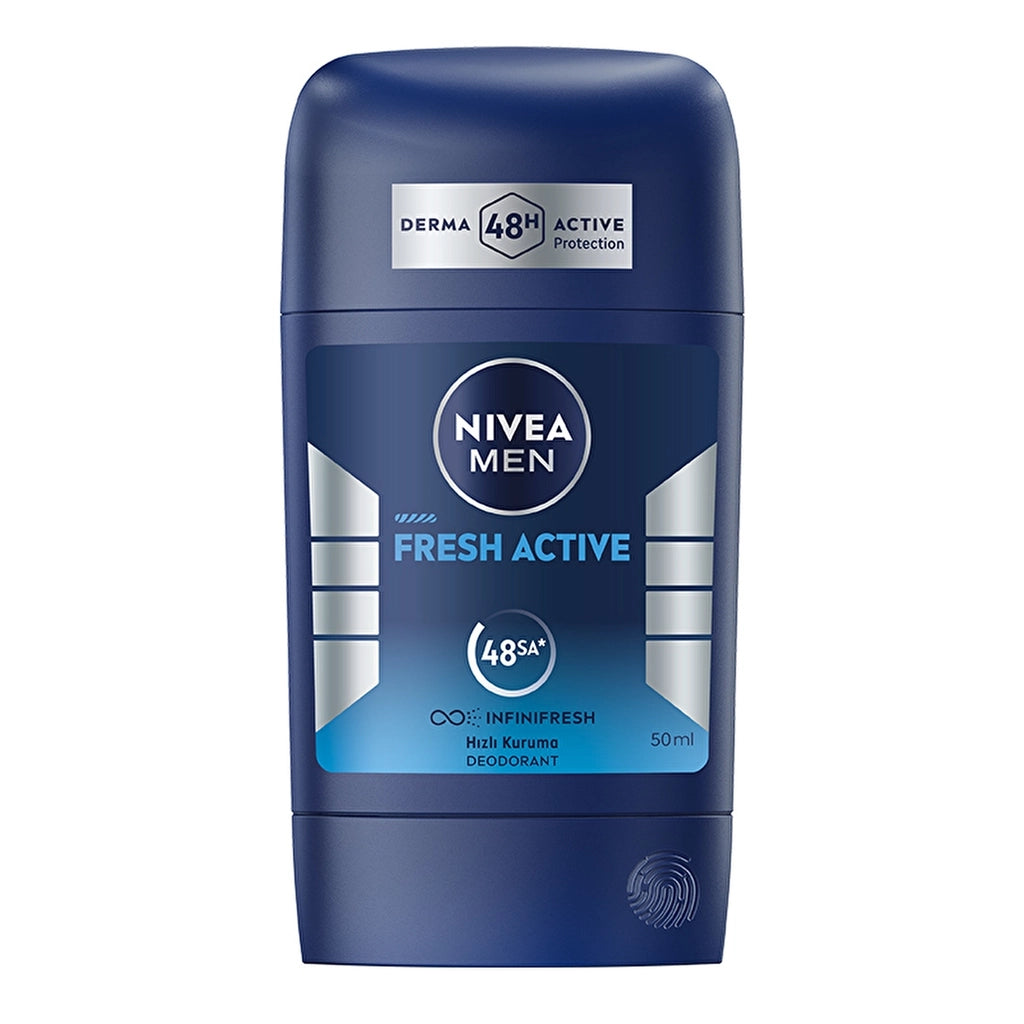 Nivea Men Male Stick Deodorant Fresh Active 50 ml