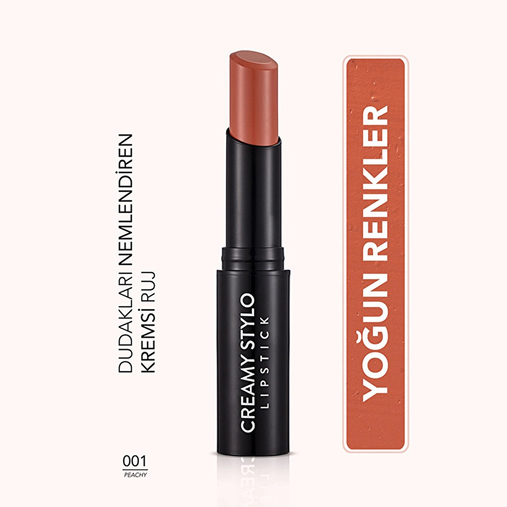 Flormar Creamy Stylo Moisturizing Effective Lipstick 008 Red