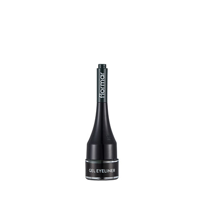 Flormar Intensely Pigmented Matte Finish Self-Brush Gel Eyeliner 004 Green Forest