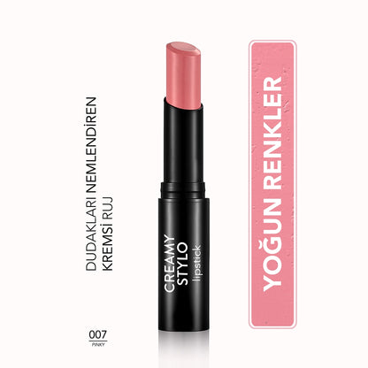 Flormar Creamy Stylo Moisturizing Effective Lipstick 008 Red