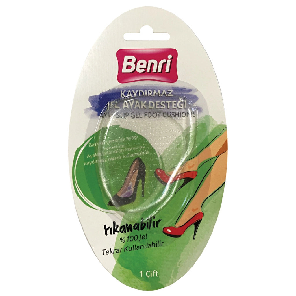 Benri Anti-Slip Gel Foot Pad 1 Pair