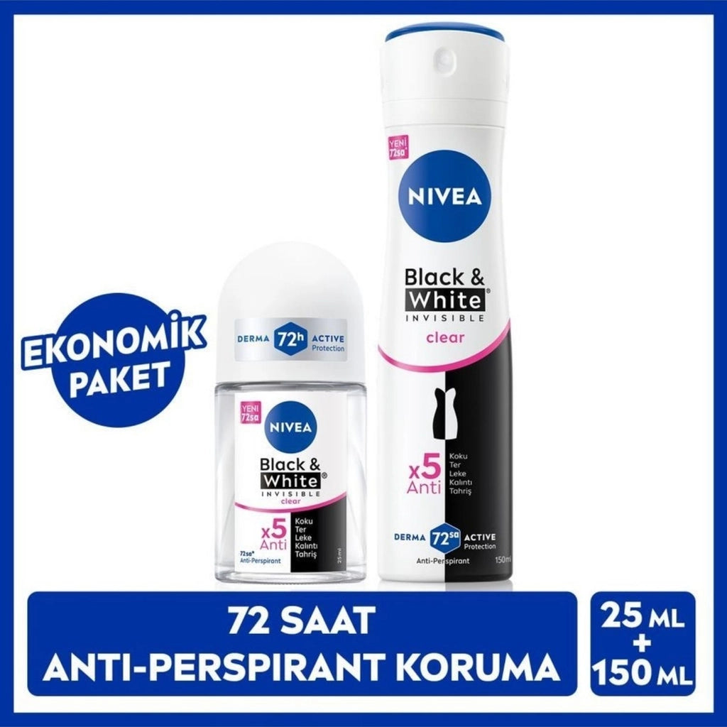 Nivea Invisible Black &amp; White Clear Women&