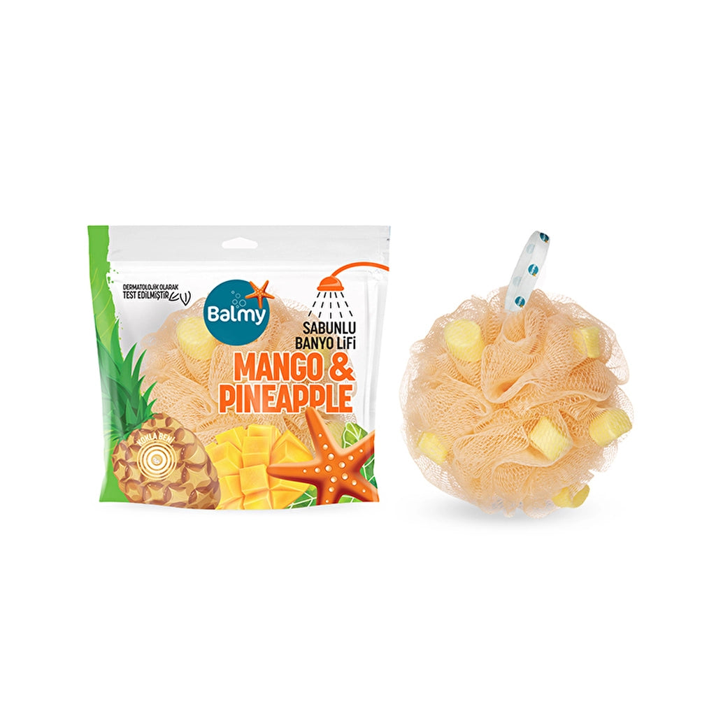 Balmy Mango &amp; Pineapple Soapy Bath Loofah
