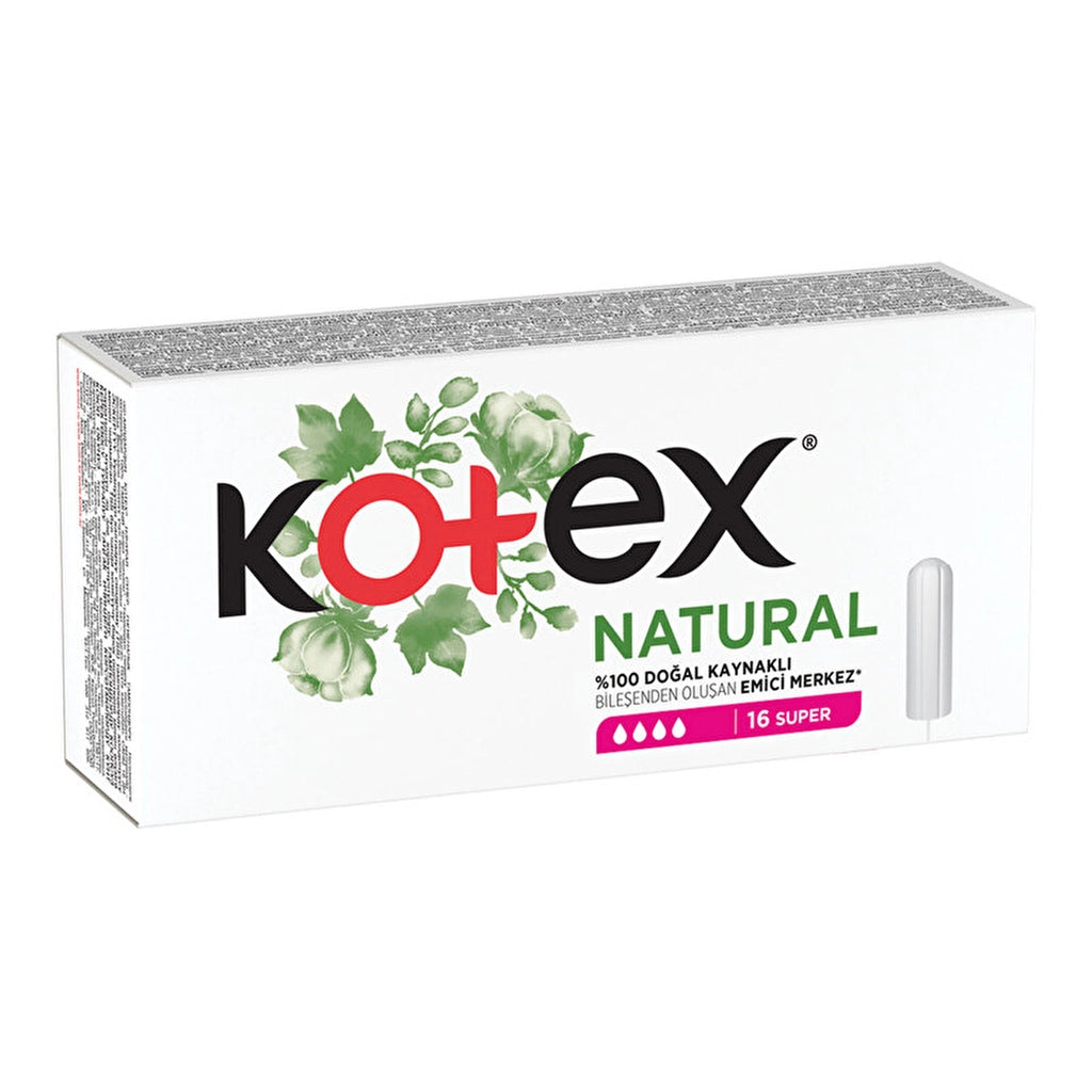 Kotex Natural Super Tampon 16pcs