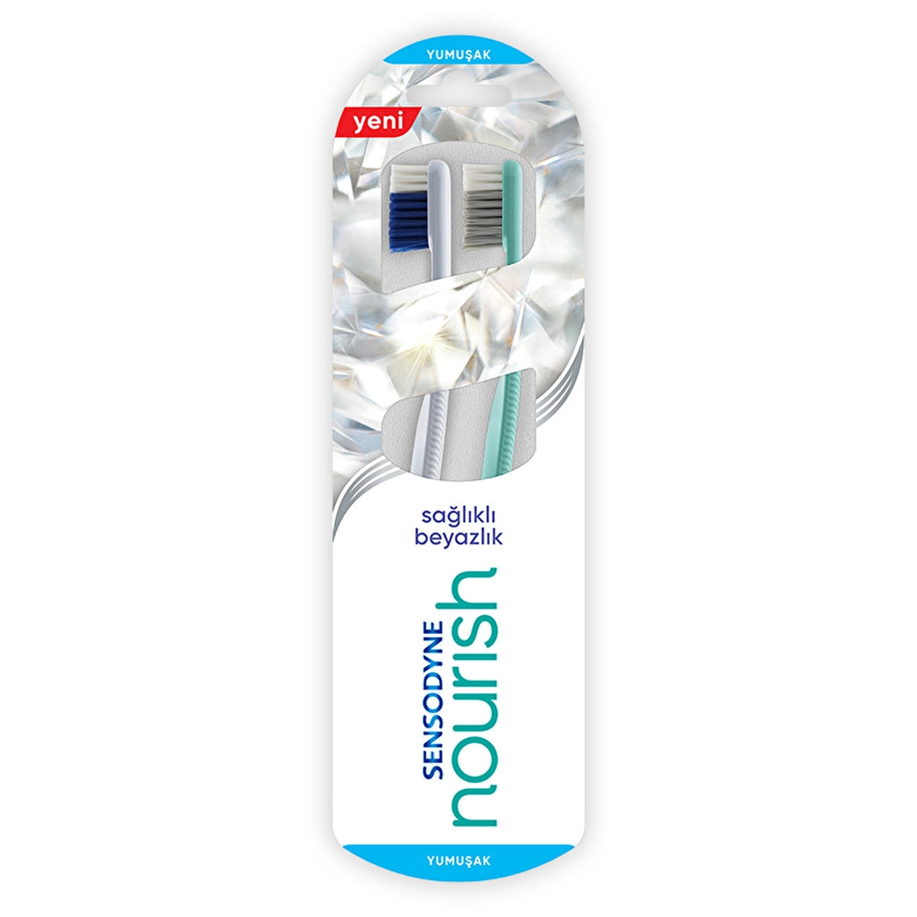 Sensodyne Nourish Whiteness 1+1 Toothbrush