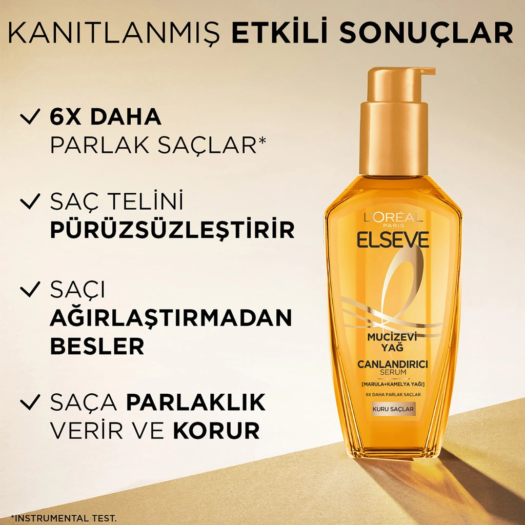 Loreal Paris Elseve Miraculous Oil Revitalizing Hair Serum 100 ml