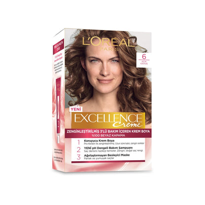 Loreal Paris Excellence Creme Hair Dye - 7.3 Golden Auburn
