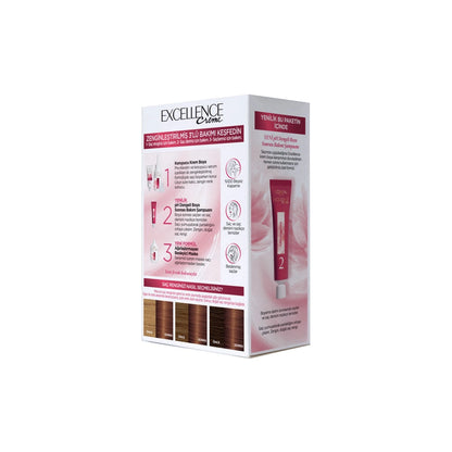 Loreal Paris Excellence Creme Hair Dye - 6.41 Hazelnut Brown