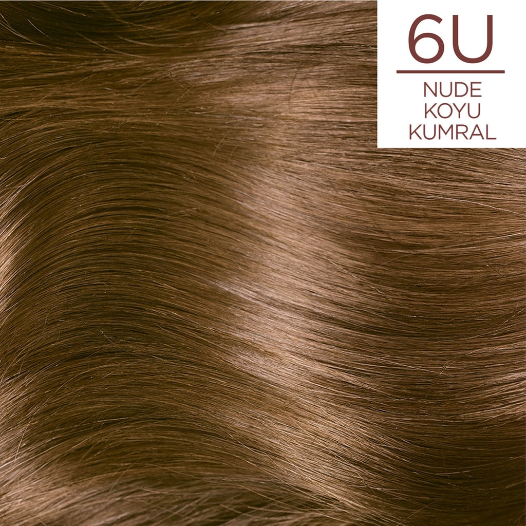 Loreal Paris Excellence Creme Nude Colors Hair Dye - 6U Nude Dark Auburn