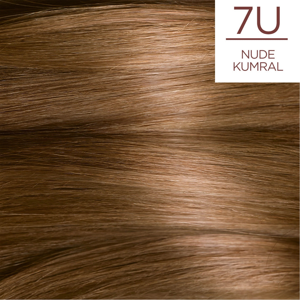 Loreal Paris Excellence Creme Nude Colors Hair Dye - 7U Nude Auburn