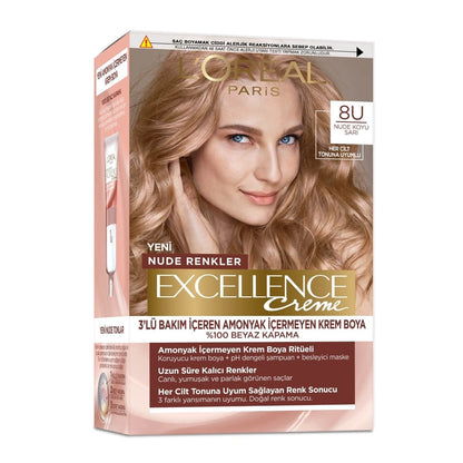 Loreal Paris Excellence Creme Nude Colors Hair Dye - 5UR Nude Red
